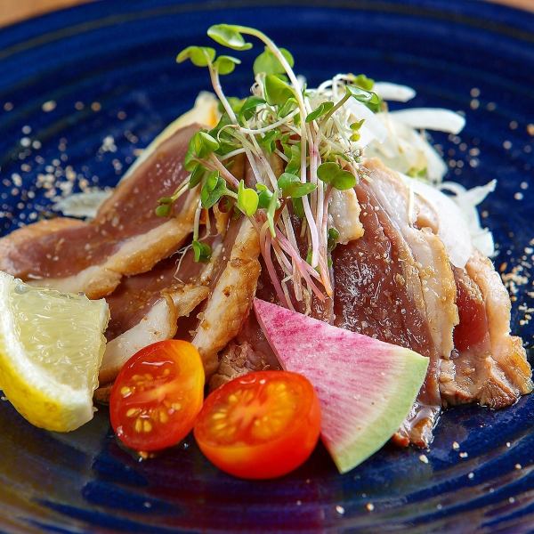 【お酒の肴にぴったり♪】紀州鴨を鴨を使ったお料理♪