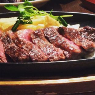 [Super special course with a choice of Wagyu steak and pizza types] All-you-can-drink + 5 dishes ☆ Dessert included! 3,190 yen (tax included)