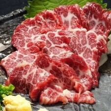 熊本直送的精選馬肉刺身