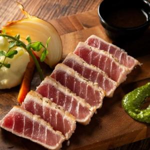 참치 레어 스테이크