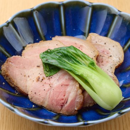 低温調理の自家製チャーシュー