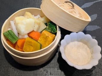 温野菜　蟹味噌マヨディップ