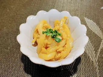 甲いか　雲丹蟹味噌和え