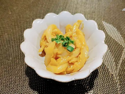 甲いか　雲丹蟹味噌和え