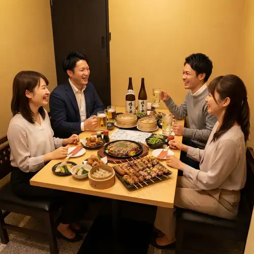 <p>【忘年会等、各種宴会に最適！】個室完備★掘りごたつ個室で楽しい仲間と宴会♪最大18名様までOK！</p>