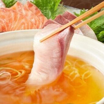 生啤酒OK★3小时无限畅饮 x 8道菜品7,000日元★尽享严选鰤鱼涮锅♪海鲜特别套餐！