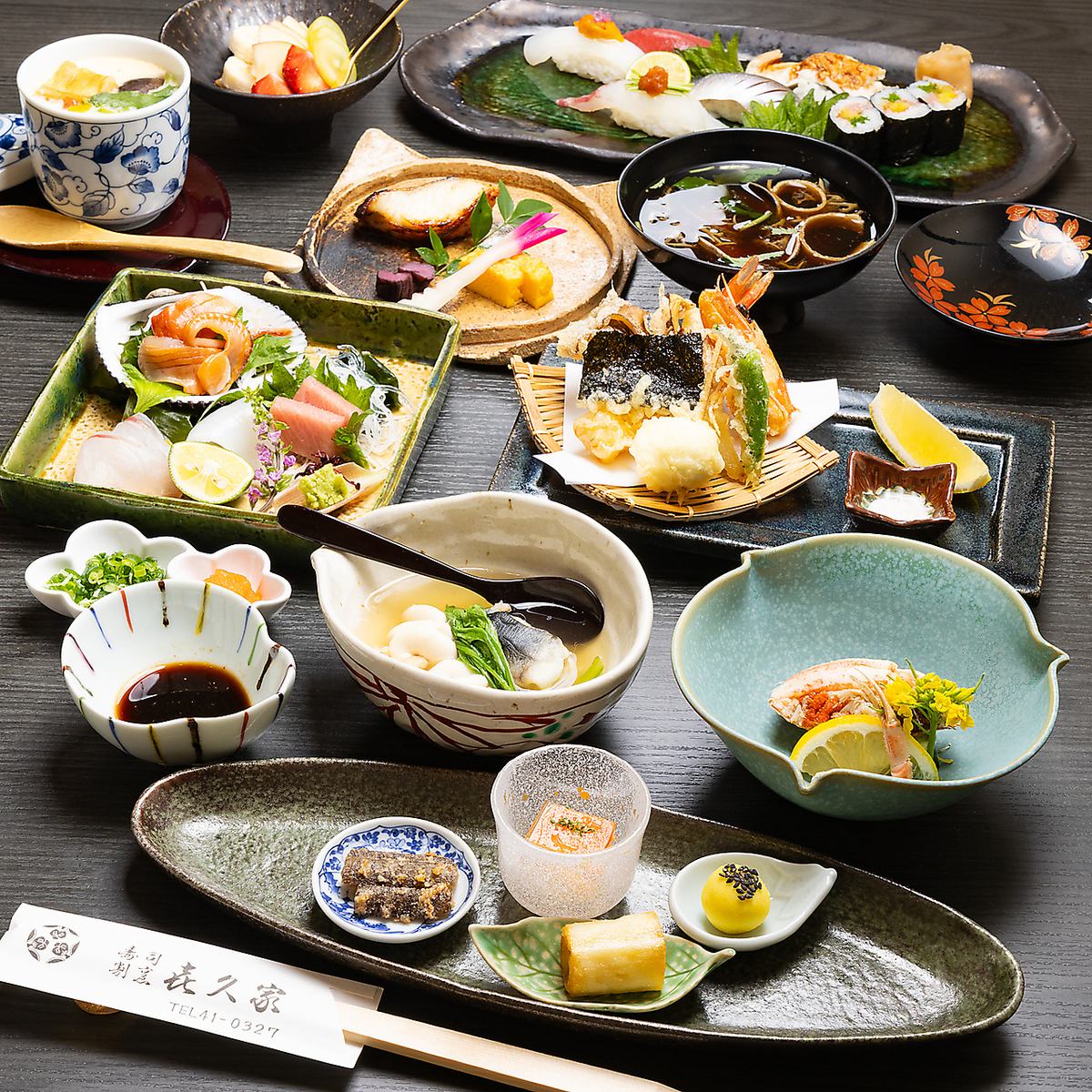 旬の食材を使ったお料理と洗練されたお料理を落ち着きのある空間で味わえる◎