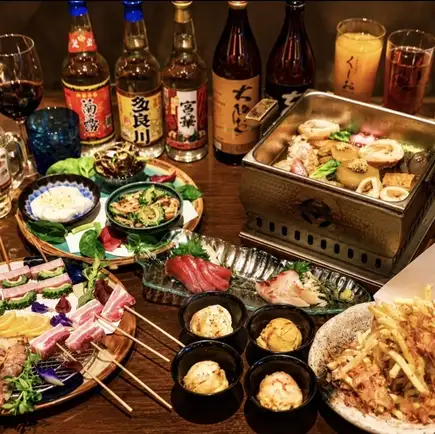 ★くしお・名物尽くし『お手軽コース』★ビールも飲める120分飲み放題付
