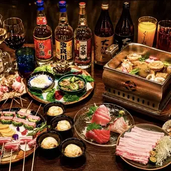 ★くしお・名物尽くし！『贅沢コース』★ビールも飲める120分飲み放題付