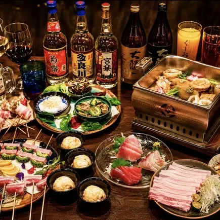 ★くしお・名物尽くし!『贅沢コース』★ビールも飲める120分飲み放題付