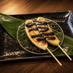 炸島香蕉串配巧克力醬(2串)