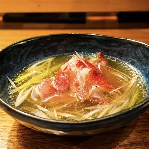 アカジン(島魚)のあら汁