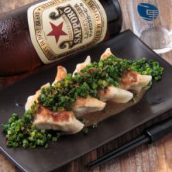 Homemade miso sauce dumplings