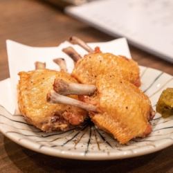 一夜干しの手羽先の唐揚げ