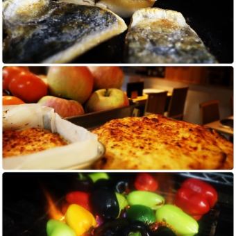 【僅限午餐B】使用最受歡迎的時令蔬菜的午餐套餐：3,000日圓（含稅）