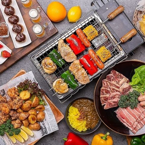 BBQセットや食べ放題にデザート・飲み放題！ランチも営業中