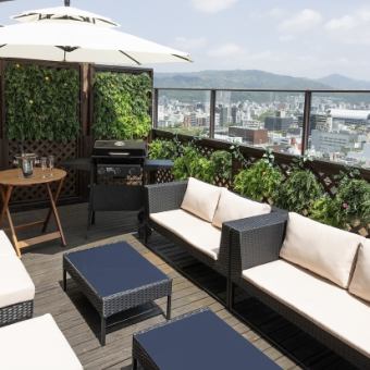 【デラックスコース】海を味わうパノラマガーデンBBQ