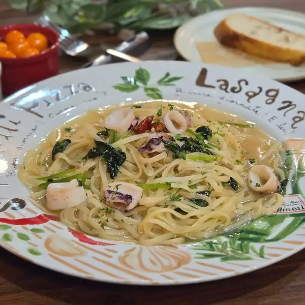 お出汁ペペロンチーノ