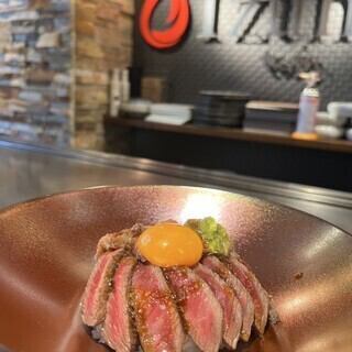 ◆ランチ【鉄板ランチ　全4品】鉄板で焼き上げた飛騨牛A5ランクステーキ牛まぶし 4,950円