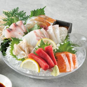 本まぐろ入り刺身7点盛合せ