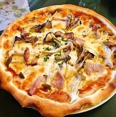 培根蘑菇披萨