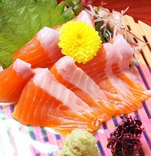 Shinshu salmon sashimi