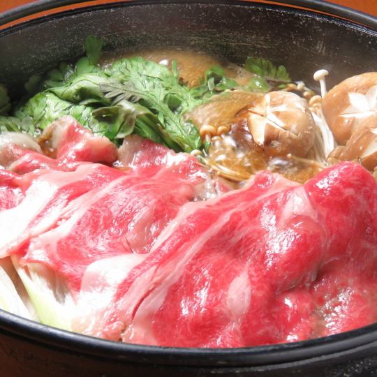 [Beef Suki from Alps Beef] Premium all-you-can-drink 2.5 → 3 hours total of 8 dishes for 7000 yen