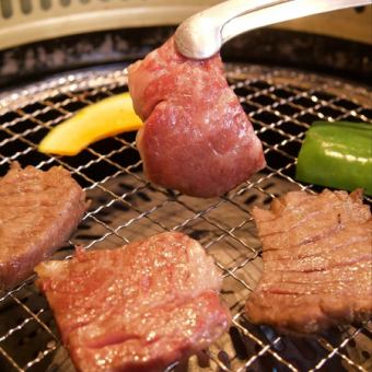 ◇豪华套餐◇包含4种推荐肉类♪7道菜合计3,850日元（含税）