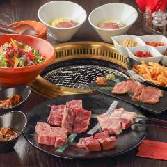 ◇特別套餐◇包含5種推薦肉類♪7道菜合計4,500日圓（含稅）