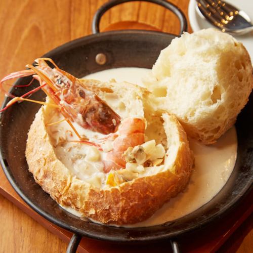 名物！！サンフランシスコ クラムチャウダー