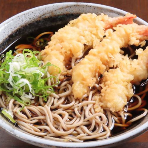 Enjoy flavorful soba noodles