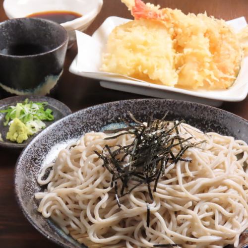 【二種の蕎麦と旬の天ぷら。最高の組み合わせを堪能◎】各種蕎麦メニュー
