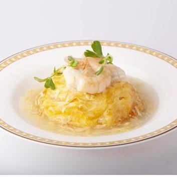 海鮮塩天津飯