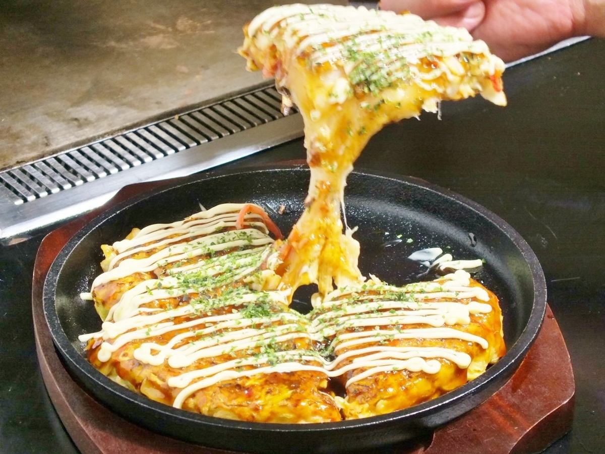 The melted cheese looks great in photos♪