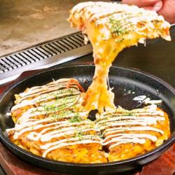Mentai cheese okonomiyaki