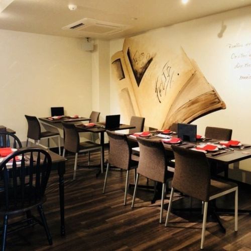 おしゃれな雰囲気の店内