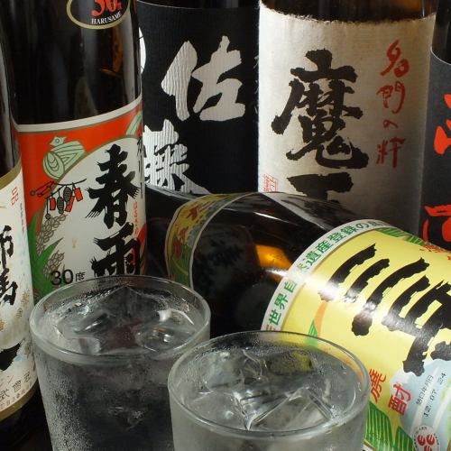 焼酎,地酒が充実(380円～)