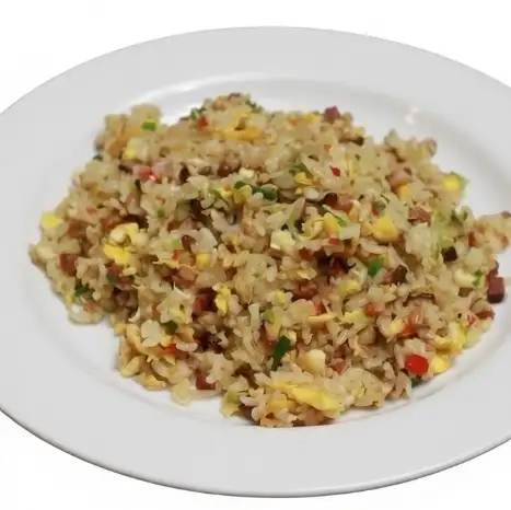燻製ばら肉入りチャーハン