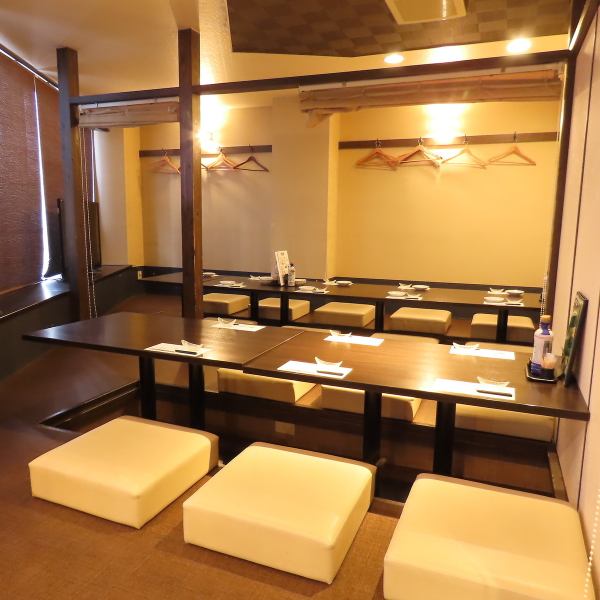 【宴会に最適】2名様から使える個室や、最大47名でご利用いただける2階席など、人数に合わせた席作りが可能です♪貸切や忘年会、接待などお気軽にご相談ください!【名古屋駅/名駅/居酒屋/海鮮/刺身/肉/飲み放題/忘年会/新年会/歓迎会/送別会/女子会/昼飲み/ランチ/貸切/個室/掘りごたつ】