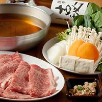 [仅限食品]使用极品黑毛和牛的“涮锅套餐” 7,000日元