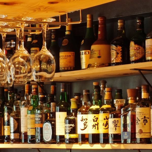 We deliver various flavors such as wine, beer, shochu, sake, whiskey, cocktail and so on.Please spend the best time while tasting delicious dishes in warm lighting and beautiful shops ♪