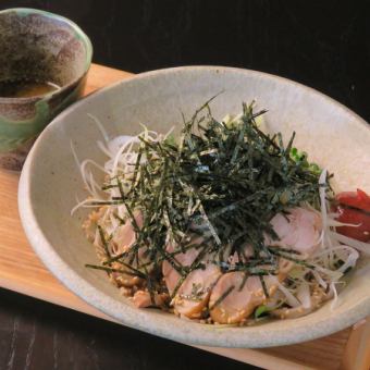 Chilled Meat Soba Ume Sauce