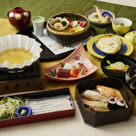 ★(9月1日起)【季节特制怀石料理】猪肉涮涮锅小火锅“Rindo”5,500日元(含税和服务费)