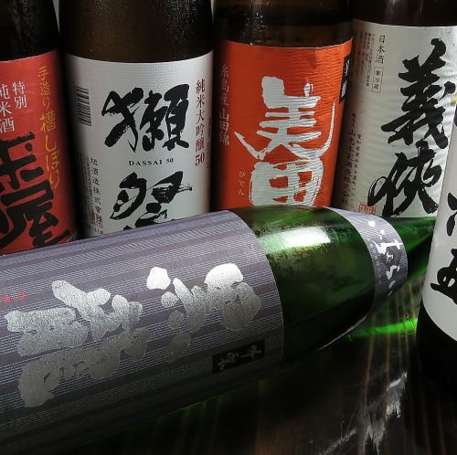 定番日本酒からプレミアム日本酒までご用意しています！