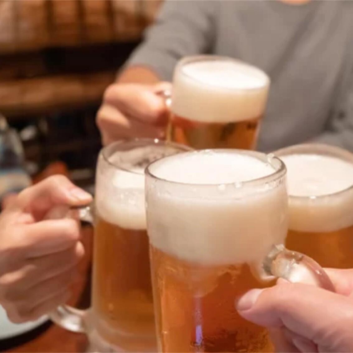 飲み放題付きのコースを数種類ご用意しております。