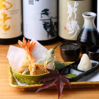(90分飲み放題付)5月【喜】厳選食材を愉しめる黒毛和牛焼きなど9品11,500⇒11,000円（500Off）