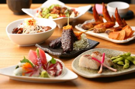 土曜日限定コース【5月】名物名古屋めし三昧コース全8品 90分飲み放題付5,000円