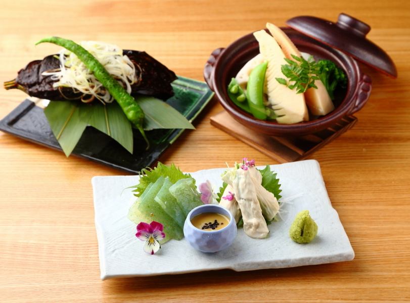 素食怀石料理（8道菜）8,000日元 仅食物 ※请直接联系餐厅。