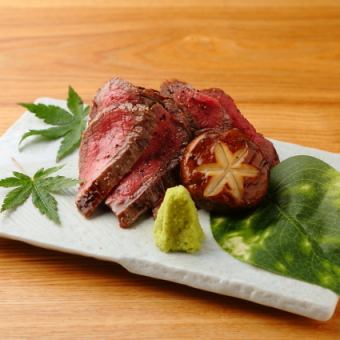 おすすめコース(お料理のみ)７～８月【喜】厳選食材を愉しめる…黒毛和牛ももなど全9品8,000円