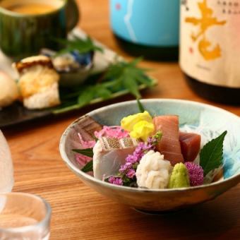 (土曜日限定コース) 【７月】【お得なコース90分飲み放題付コミコミプラン】全8品8,000円